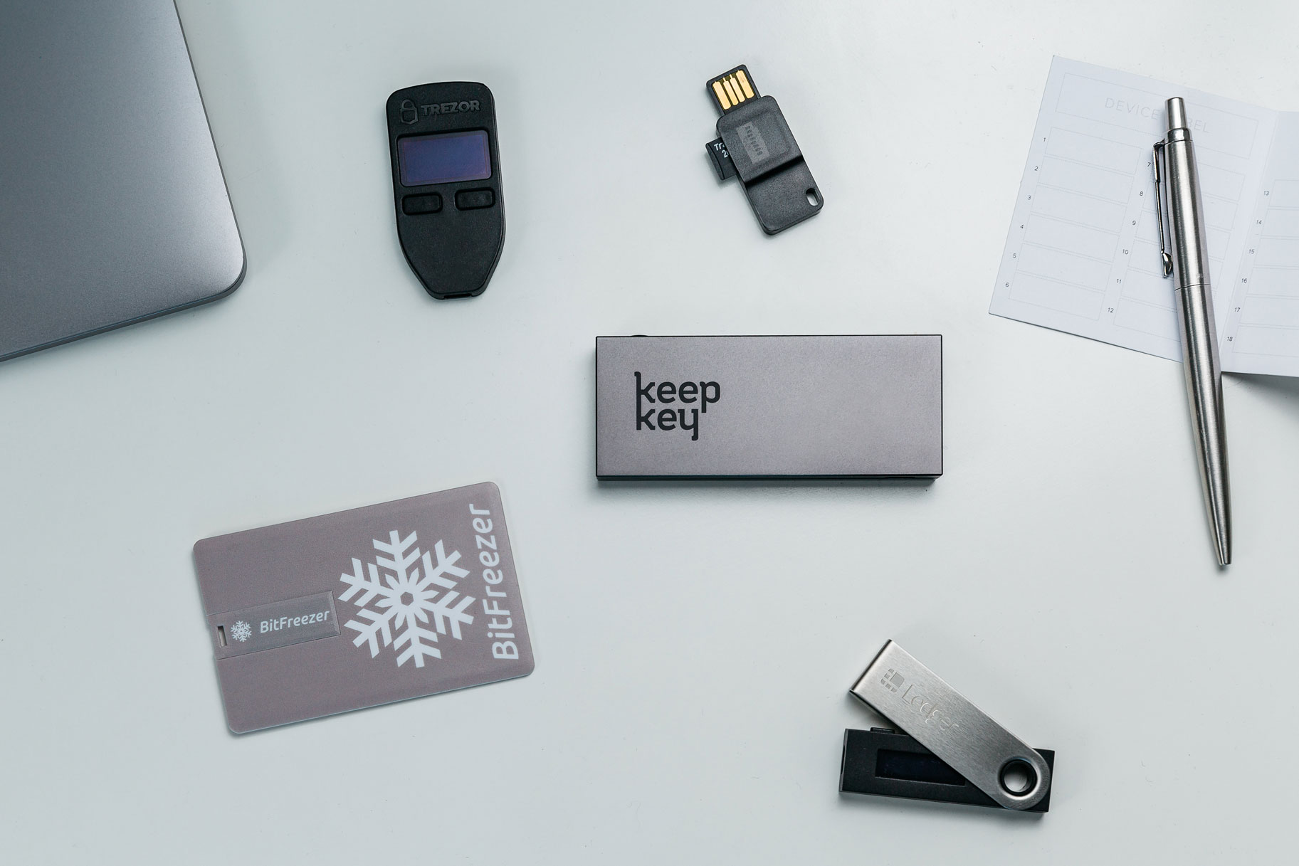Types of hardware wallets